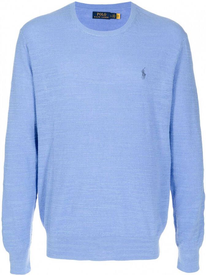 Polo Ralph Lauren Trui met geborduurd logo Blauw