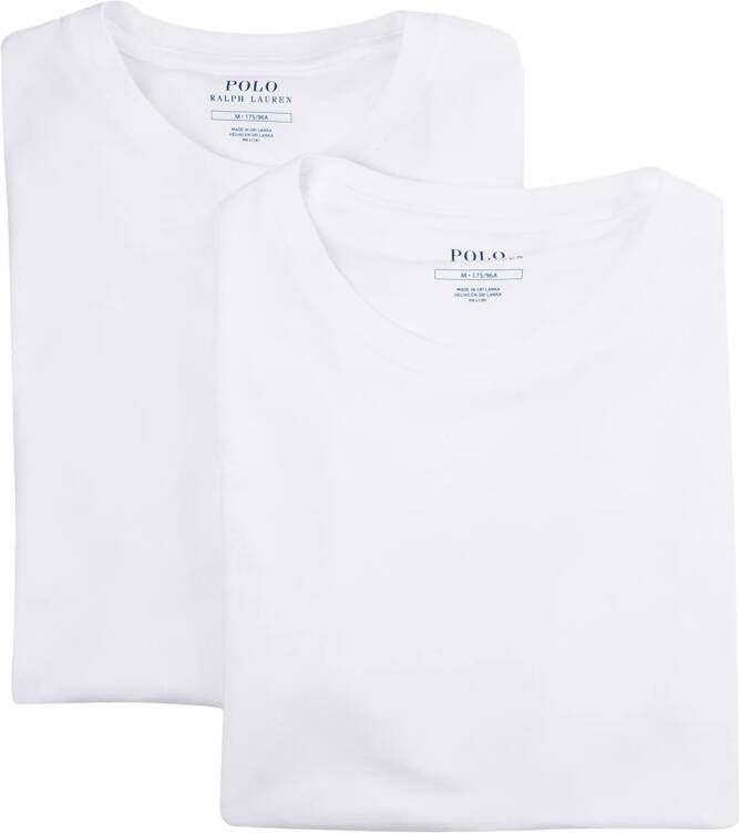 Polo Ralph Lauren Twee T-shirts met ronde hals Wit