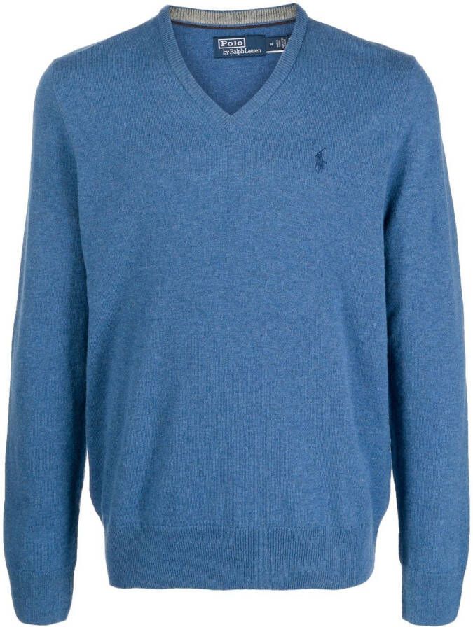 Polo Ralph Lauren Trui met V-hals Blauw