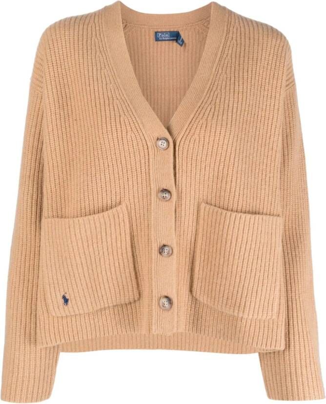 Polo Ralph Lauren Vest met geborduurd logo Bruin