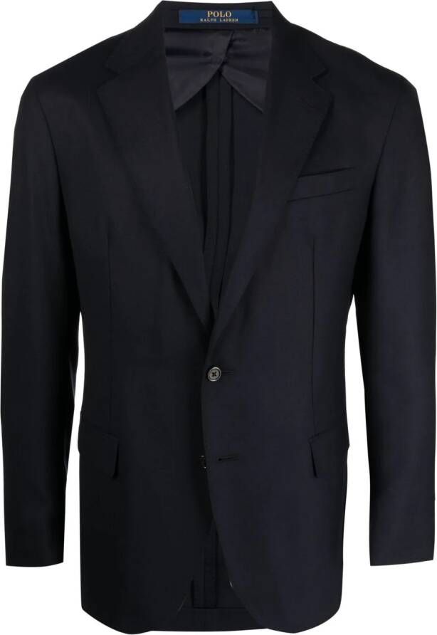 Polo Ralph Lauren Wollen blazer Blauw