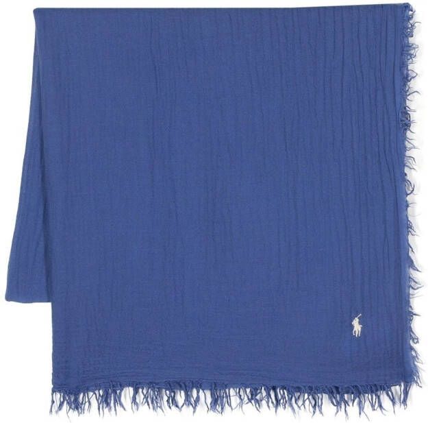 Polo Ralph Lauren Wollen sjaal Blauw