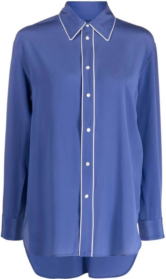 Polo Ralph Lauren Zijden blouse Blauw
