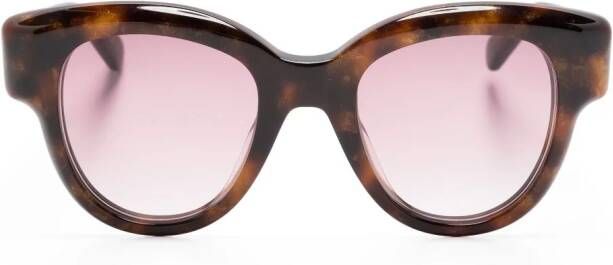 Pomellato Eyewear Zonnebril met cat-eye montuur Bruin