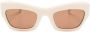 Port Tanger Ayreen zonnebril met cat-eye montuur Wit - Thumbnail 1