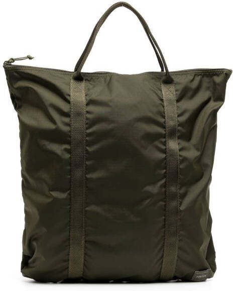 Porter-Yoshida & Co. Shopper met afneembare schouderband Groen