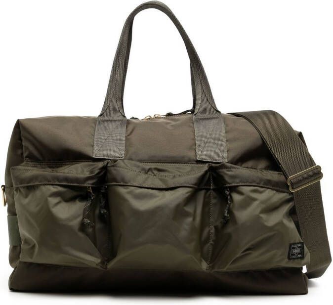 Porter-Yoshida & Co. Shopper met meerdere zakken Groen