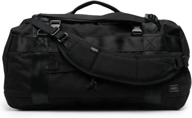 Porter-Yoshida & Co. Duffeltas met logopatch Zwart