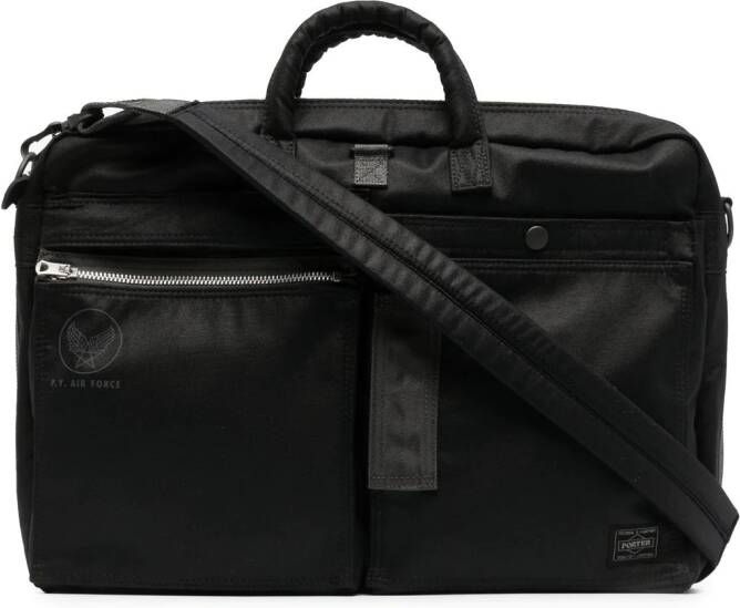 Porter-Yoshida & Co. Laptoptas met rits Zwart