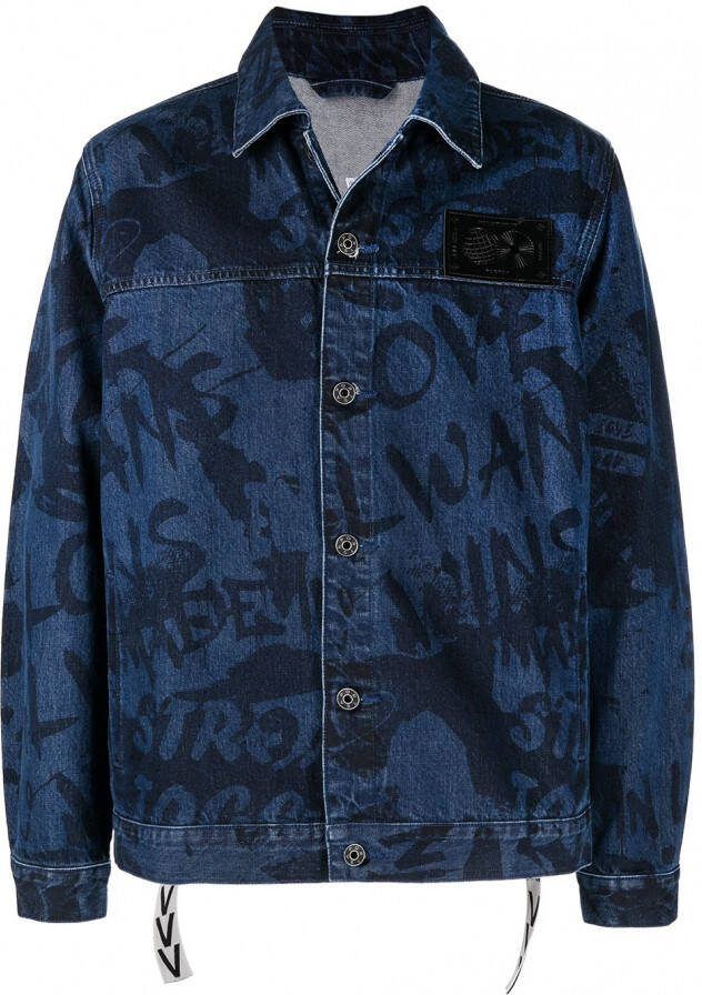 Ports V Denim jack Blauw