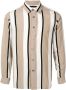 Ports V Gestreept shirt Beige - Thumbnail 1