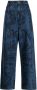 Ports V Jeans met print Blauw - Thumbnail 1