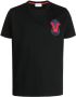 Ports V T-shirt met geborduurd logo Zwart - Thumbnail 1