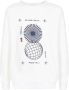 Ports V Sweater met tekst Wit - Thumbnail 1