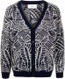 Ports V Vest met print Blauw - Thumbnail 1