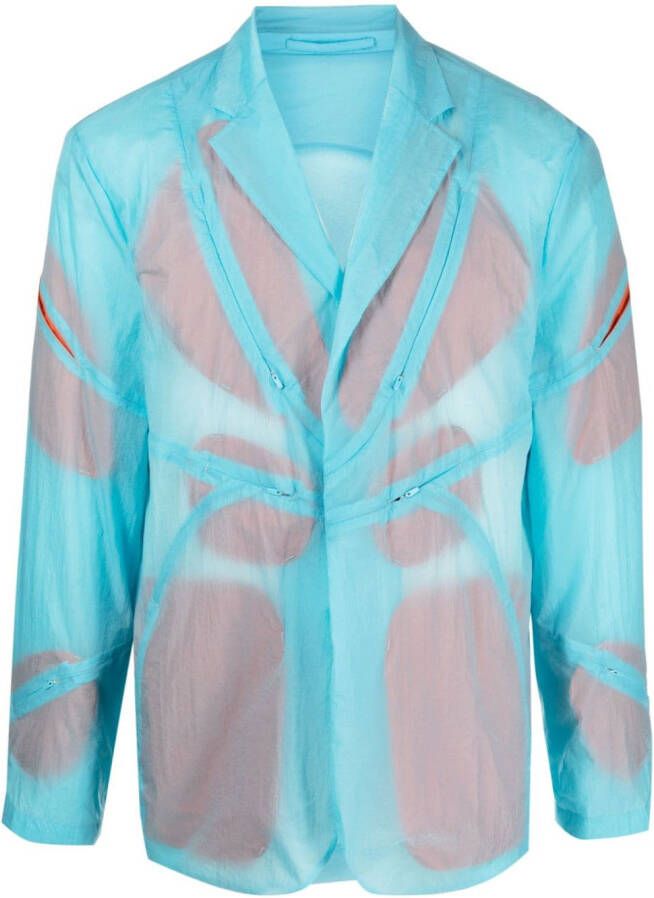 Post Archive Faction Jack met gekerfde revers Blauw