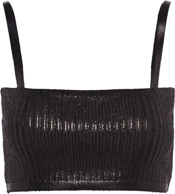 Prada Bandeau top Zwart