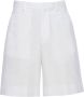 Prada Bermuda shorts met logo Wit - Thumbnail 1