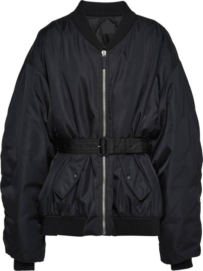 Prada Bomberjack met rits Zwart