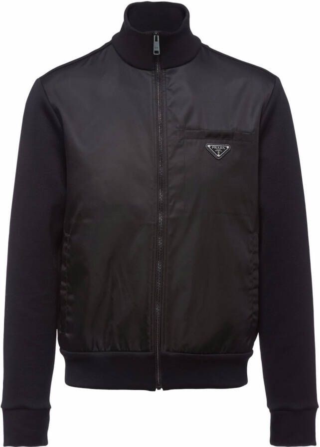 Prada Re-Nylon bomberjack Zwart
