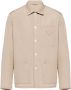 Prada Shirtjack met enkele rij knopen Beige - Thumbnail 1