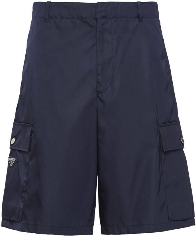 Prada Cargo shorts Blauw