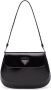 Prada Cleo leren schoudertas Zwart - Thumbnail 1