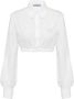 Prada Cropped blouse Wit - Thumbnail 1