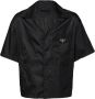 Prada Re-Nylon overhemd met korte mouwen Zwart - Thumbnail 1