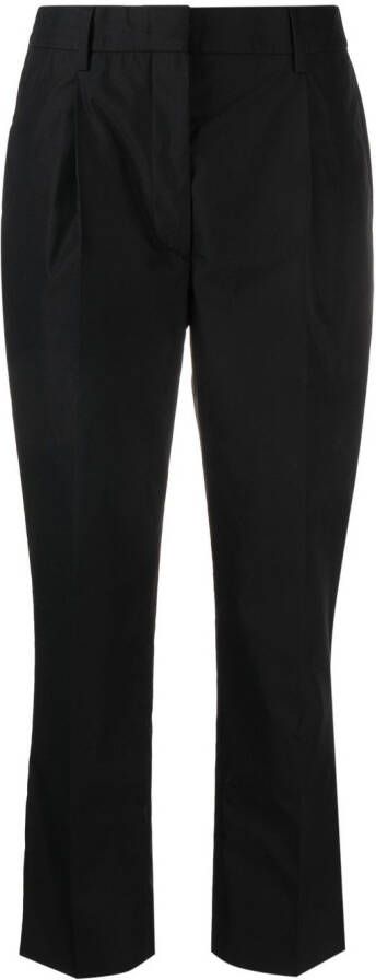 Prada Cropped pantalon Zwart