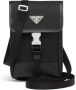 Prada Crossbodytas met logoplakkaat Zwart - Thumbnail 1