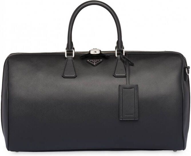 Prada Draagtas van Saffiano leer Zwart