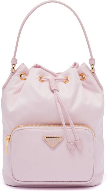 Prada Re-Nylon schoudertas Roze