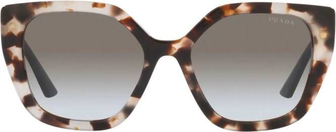 Prada Eyewear 18045097 cat-eye zonnebril Wit