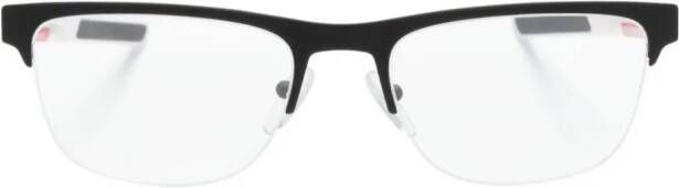 Prada Eyewear Bril met rechthoekig montuur Wit