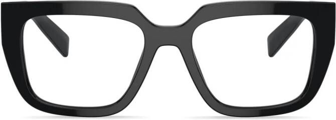 Prada Eyewear Bril met vierkant montuur Zwart