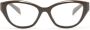 Prada Eyewear Bril met cat-eye montuur Bruin - Thumbnail 1