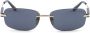 Prada Eyewear Collection zonnebril met rond montuur Blauw - Thumbnail 1