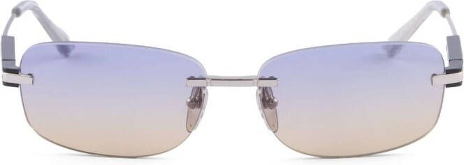 Prada Eyewear Collection zonnebril met rond montuur Zilver
