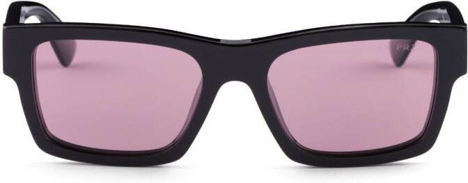 Prada Eyewear Collection zonnebril met vierkant montuur Zwart