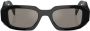 Prada Eyewear Zonnebril met geometrisch montuur Zwart - Thumbnail 1