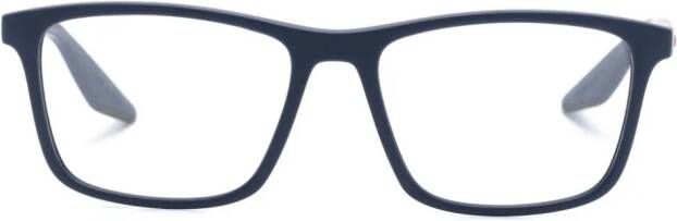 Prada Eyewear Linea Rossa rectangle-frame glasses Blauw