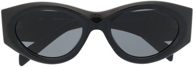 Prada Eyewear Zonnebril met cat-eye montuur Zwart
