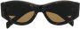 Prada Eyewear Zonnebril met logoplakkaat Zwart - Thumbnail 1
