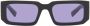 Prada Eyewear PR 06YS zonnebril met rechthoekig montuur Zwart - Thumbnail 1
