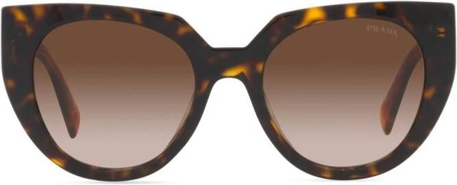 Prada Eyewear PR 14WS zonnebril met cat-eye montuur Groen