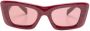 Prada Eyewear Prada Symbole zonnebril met vierkant montuur Rood - Thumbnail 1