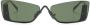 Prada Eyewear Zonnebril met rechthoekig montuur Groen - Thumbnail 1