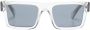 Prada Eyewear Bril met vierkant montuur Beige - Thumbnail 1