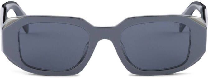 Prada Eyewear Symbole zonnebril met geometrisch montuur Blauw